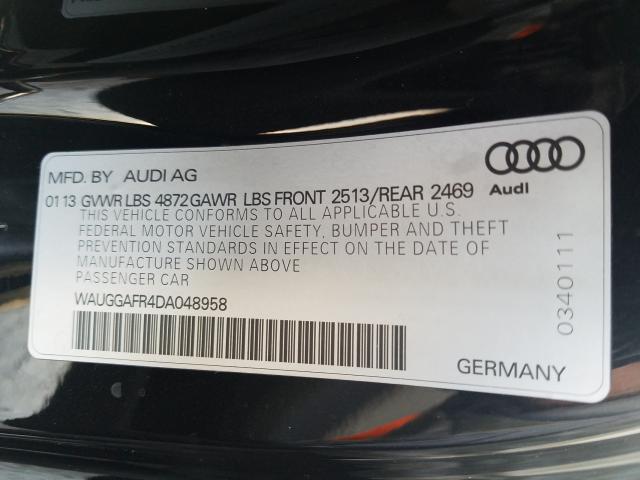 Photo 9 VIN: WAUGGAFR4DA048958 - AUDI S5 PREMIUM 