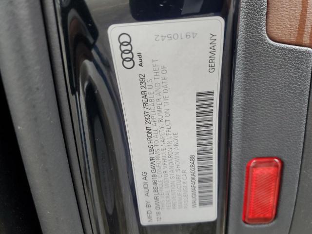 Photo 9 VIN: WAUGMAF40KA028488 - AUDI A4 PREMIUM 