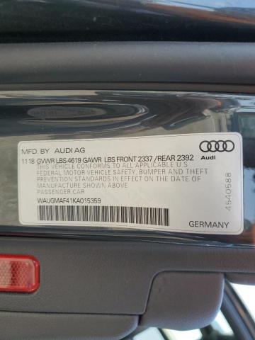 Photo 12 VIN: WAUGMAF41KA015359 - AUDI A4 