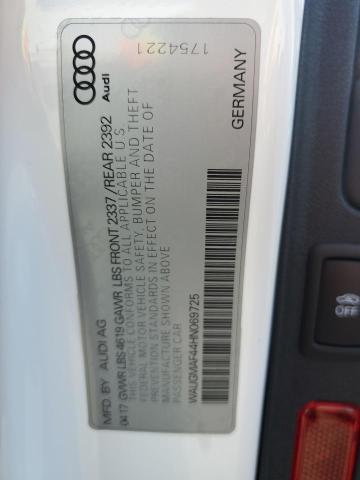 Photo 11 VIN: WAUGMAF44HN069725 - AUDI A4 ULTRA P 