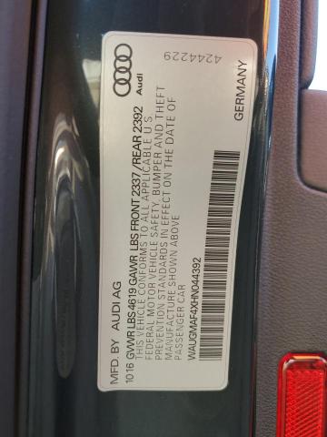 Photo 11 VIN: WAUGMAF4XHN044392 - AUDI A4 ULTRA P 