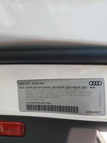 Photo 9 VIN: WAUGMAF4XLA051990 - AUDI A4 PREMIUM 