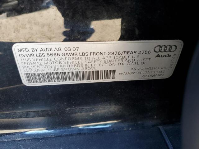 Photo 11 VIN: WAUGN74F17N139362 - AUDI S6 QUATTRO 