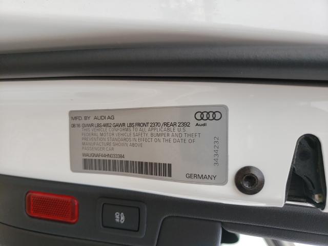 Photo 9 VIN: WAUGNAF44HN033384 - AUDI A4 