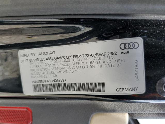 Photo 11 VIN: WAUGNAF45HN058827 - AUDI A4 