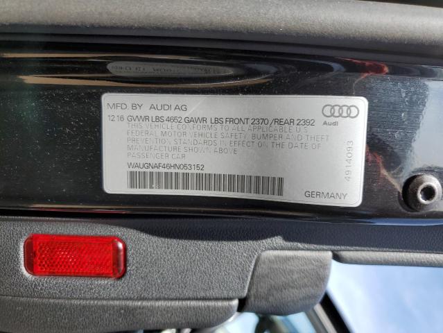 Photo 11 VIN: WAUGNAF46HN053152 - AUDI A4 PREMIUM 