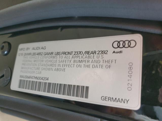 Photo 11 VIN: WAUGNAF47HN004204 - AUDI A4 PREMIUM 