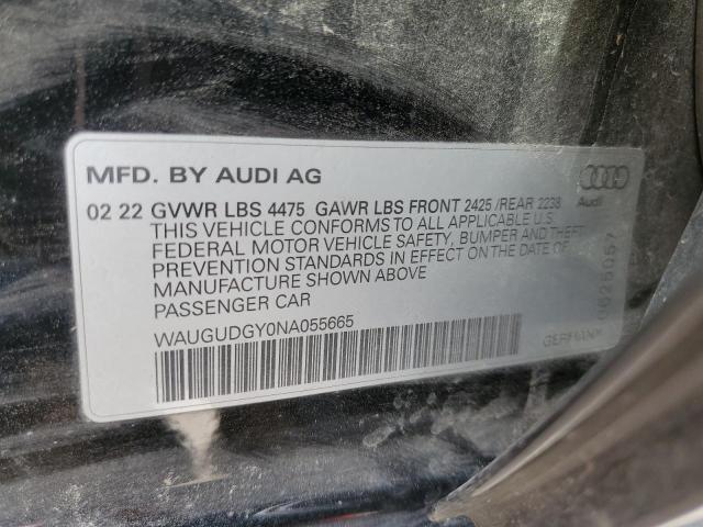 Photo 11 VIN: WAUGUDGY0NA055665 - AUDI A3 PREMIUM 