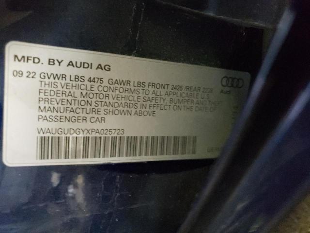 Photo 12 VIN: WAUGUDGYXPA025723 - AUDI A3 PREMIUM 