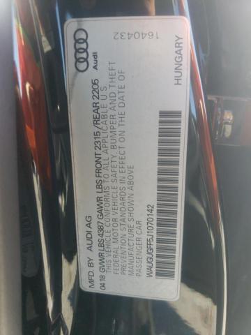 Photo 11 VIN: WAUGUGFF5J1070142 - AUDI A3 PREMIUM 