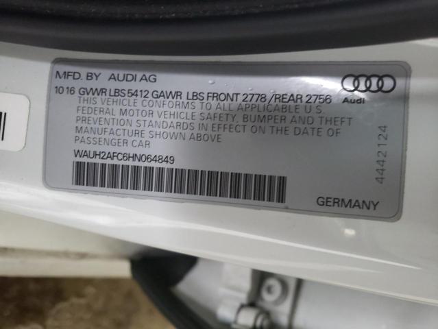 Photo 9 VIN: WAUH2AFC6HN064849 - AUDI A6 PRESTIG 