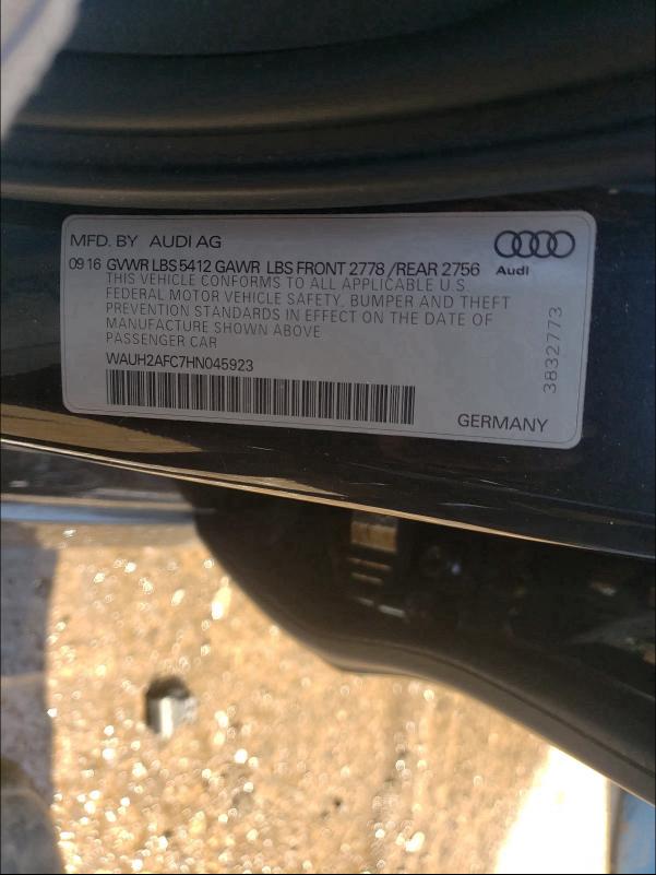 Photo 9 VIN: WAUH2AFC7HN045923 - AUDI A6 