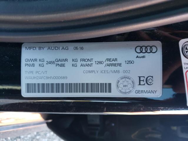 Photo 9 VIN: WAUH2AFC9HN000689 - AUDI A6 PRESTIG 