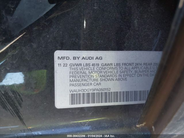 Photo 8 VIN: WAUH3DGY9PA050152 - AUDI S3 