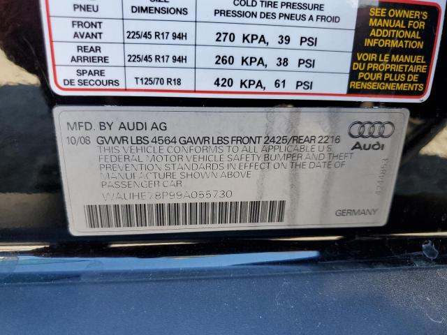 Photo 11 VIN: WAUHE78P99A055730 - AUDI A3 2.0T 