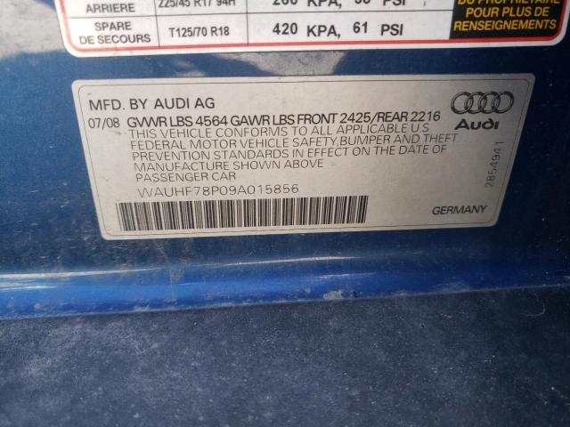 Photo 9 VIN: WAUHF78P09A015856 - AUDI A3 