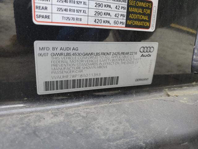 Photo 11 VIN: WAUHF78P18A011393 - AUDI A3 