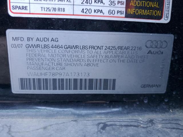 Photo 12 VIN: WAUHF78P97A173173 - AUDI A3 