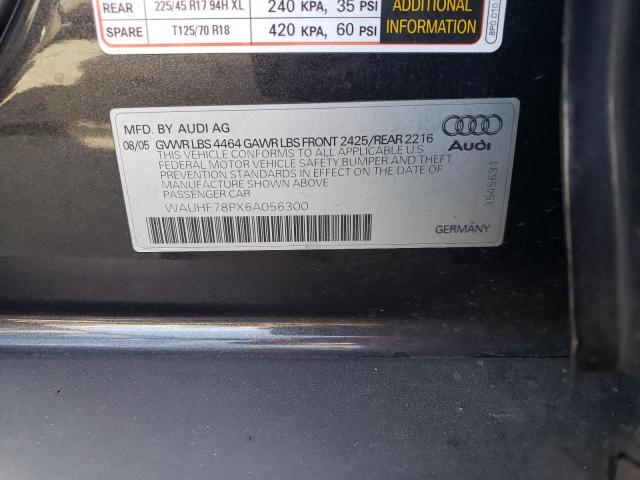 Photo 11 VIN: WAUHF78PX6A056300 - AUDI A3 