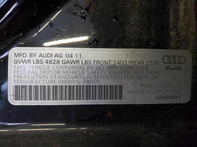 Photo 12 VIN: WAUHFAFL0BN051929 - AUDI A4 PREMIUM 