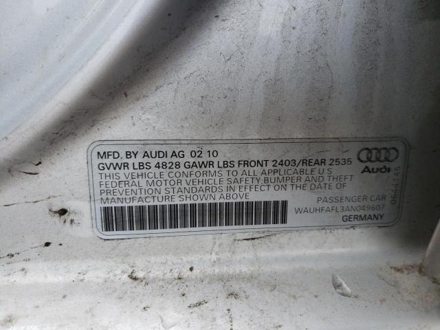 Photo 12 VIN: WAUHFAFL3AN049607 - AUDI A4 