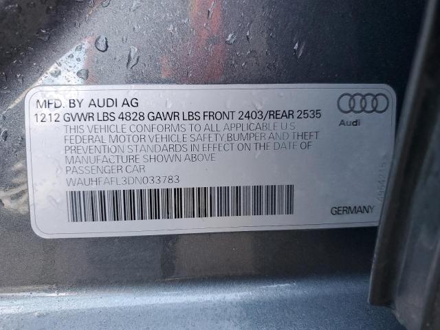 Photo 12 VIN: WAUHFAFL3DN033783 - AUDI A4 PREMIUM 