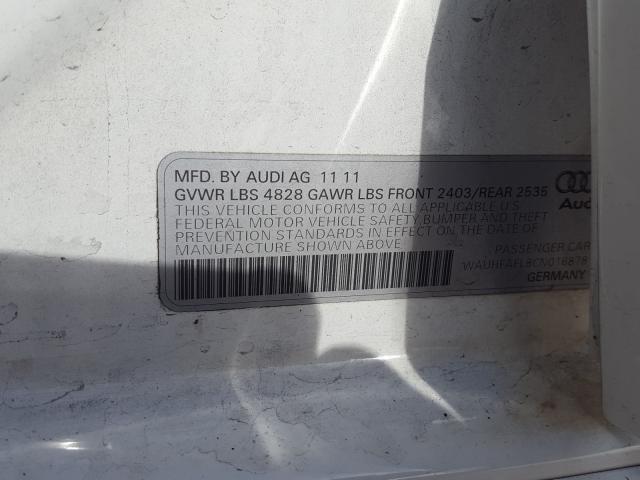 Photo 9 VIN: WAUHFAFL8CN016878 - AUDI A4 PREMIUM 