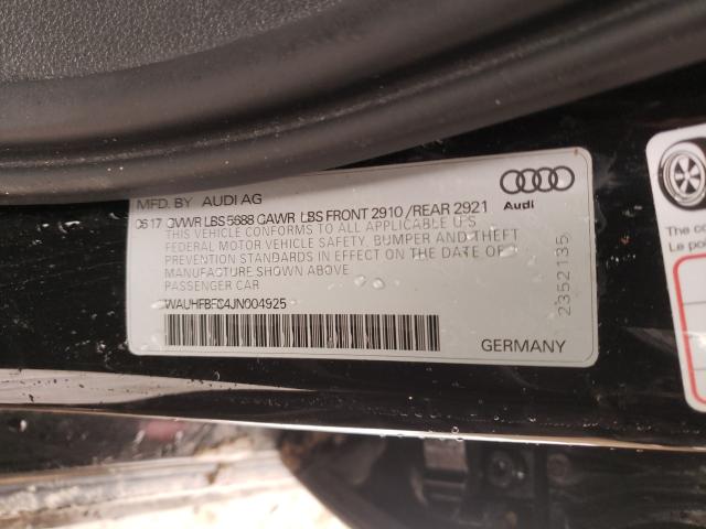 Photo 9 VIN: WAUHFBFC4JN004925 - AUDI S6 PRESTIG 