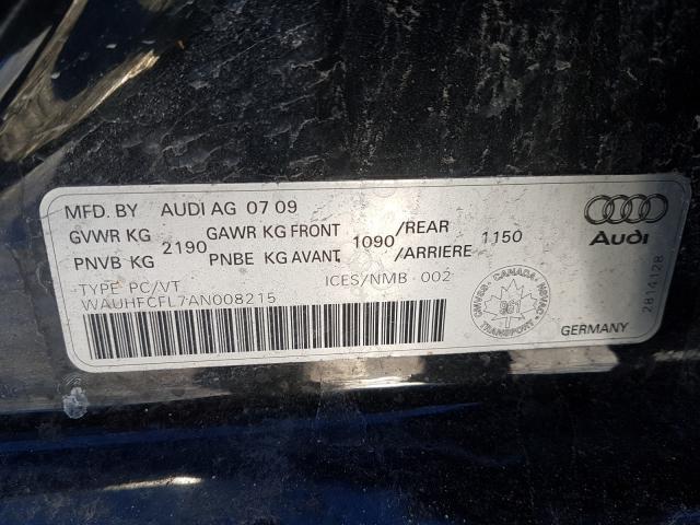 Photo 8 VIN: WAUHFCFL7AN008215 - AUDI A4 PREMIUM 