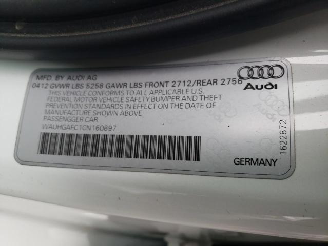 Photo 9 VIN: WAUHGAFC1CN160897 - AUDI A6 PRESTIG 