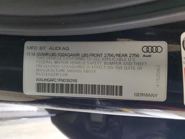 Photo 11 VIN: WAUHGAFC1FN038268 - AUDI A6 PRESTIG 