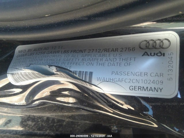 Photo 8 VIN: WAUHGAFC2CN102409 - AUDI A6 