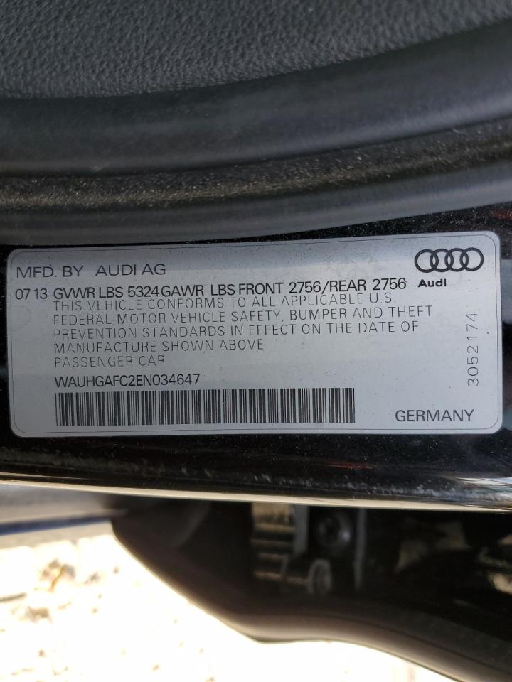 Photo 11 VIN: WAUHGAFC2EN034647 - AUDI A6 