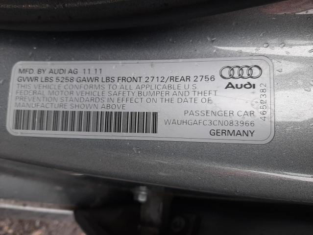 Photo 11 VIN: WAUHGAFC3CN083966 - AUDI A6 