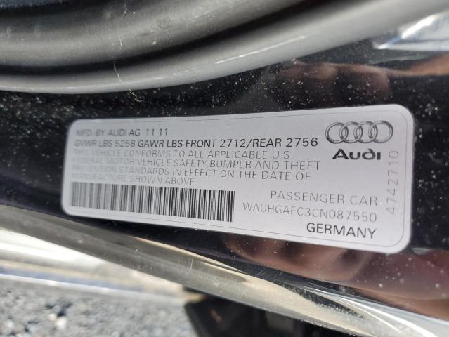 Photo 11 VIN: WAUHGAFC3CN087550 - AUDI A6 