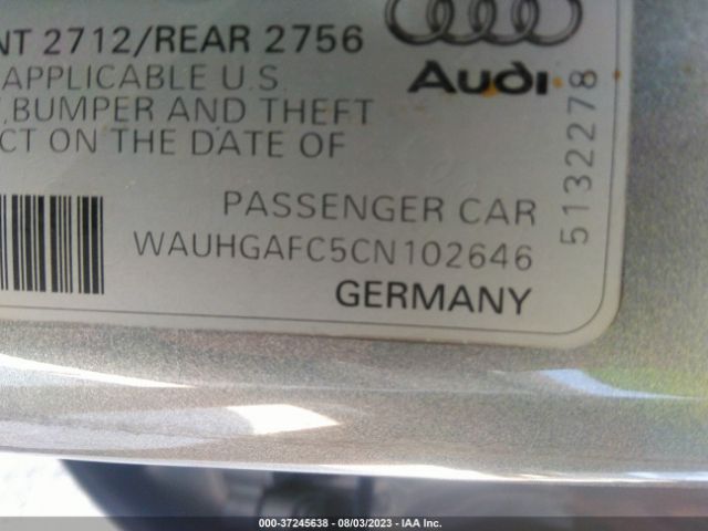 Photo 8 VIN: WAUHGAFC5CN102646 - AUDI A6 