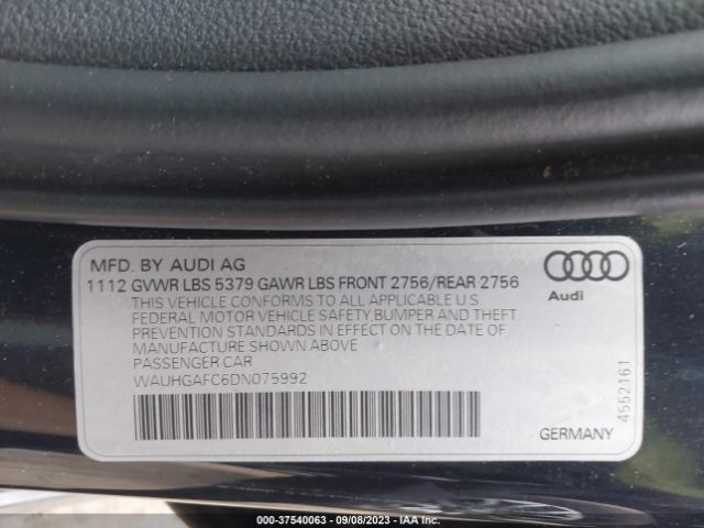 Photo 8 VIN: WAUHGAFC6DN075992 - AUDI A6 