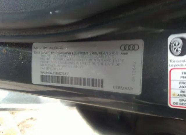 Photo 8 VIN: WAUHGAFC6EN076335 - AUDI A6 