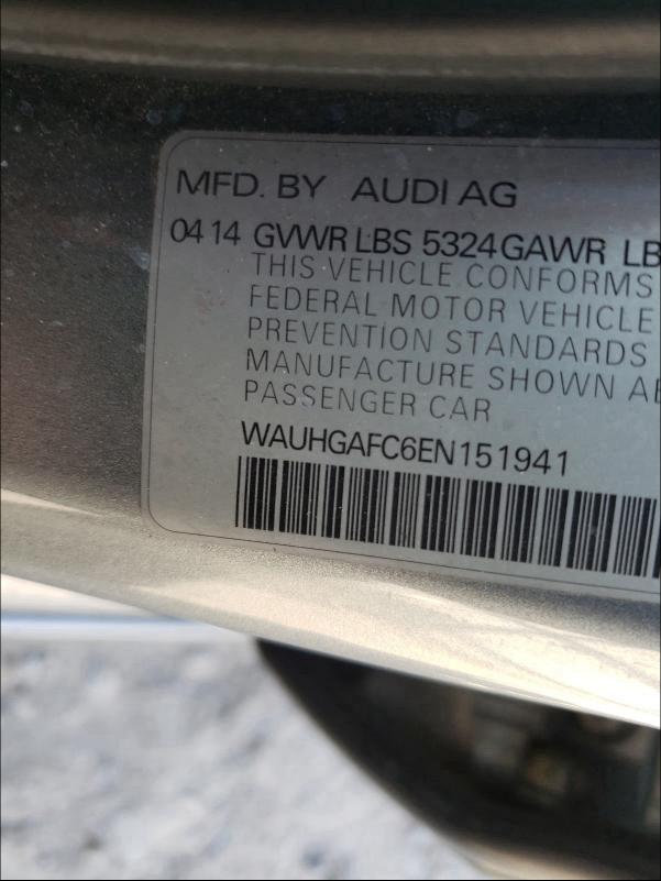 Photo 9 VIN: WAUHGAFC6EN151941 - AUDI A6 