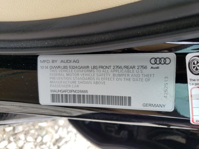 Photo 9 VIN: WAUHGAFC6FN026665 - AUDI A6 PRESTIG 