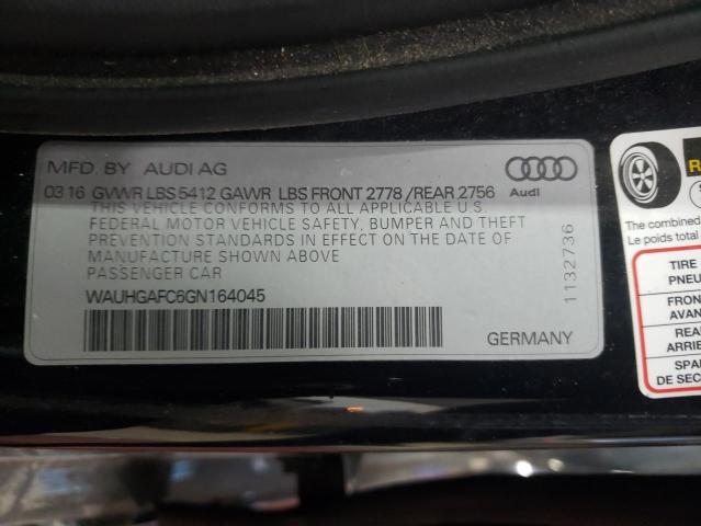 Photo 11 VIN: WAUHGAFC6GN164045 - AUDI A6 PRESTIG 