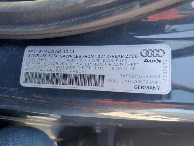 Photo 9 VIN: WAUHGAFC7CN066491 - AUDI A6 PRESTIG 