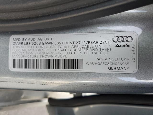 Photo 11 VIN: WAUHGAFC8CN036965 - AUDI A6 PRESTIG 