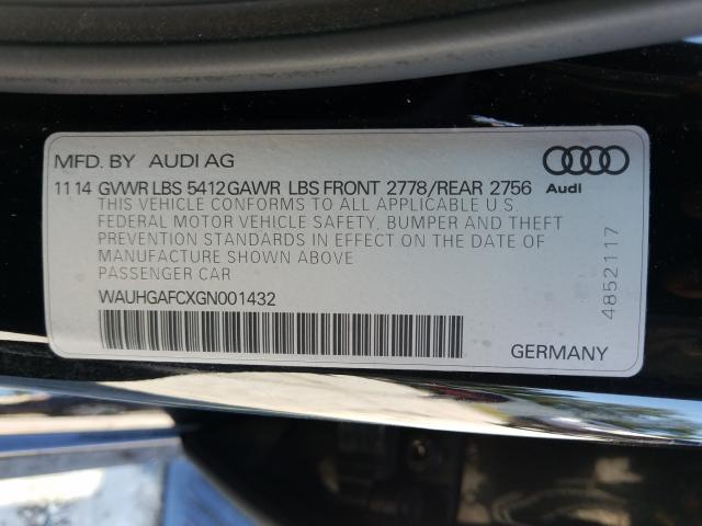 Photo 9 VIN: WAUHGAFCXGN001432 - AUDI A6 PRESTIG 