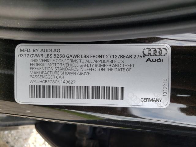 Photo 9 VIN: WAUHGBFC8CN149627 - AUDI A6 PRESTIG 