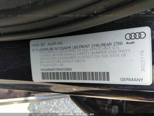 Photo 8 VIN: WAUHMAFC5EN032884 - AUDI A6 