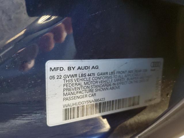 Photo 11 VIN: WAUHUDGY5NA095423 - AUDI A3 