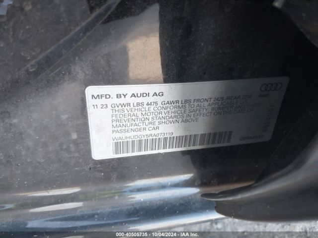 Photo 8 VIN: WAUHUDGY5RA073119 - AUDI A3 