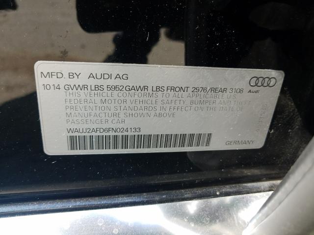 Photo 9 VIN: WAUJ2AFD6FN024133 - AUDI A8 QUATTRO 