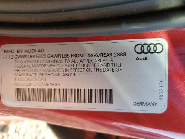 Photo 11 VIN: WAUJ2BFC1DN084895 - AUDI S6 